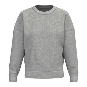 Native Spirit Womens/Ladies Crew Neck Sweatshirt / Moon Grey Heather